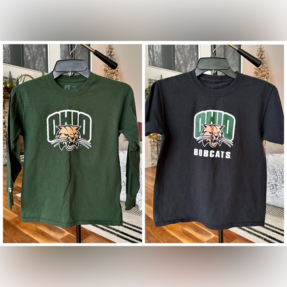 Lot of 2 Ohio University Youth Shirts